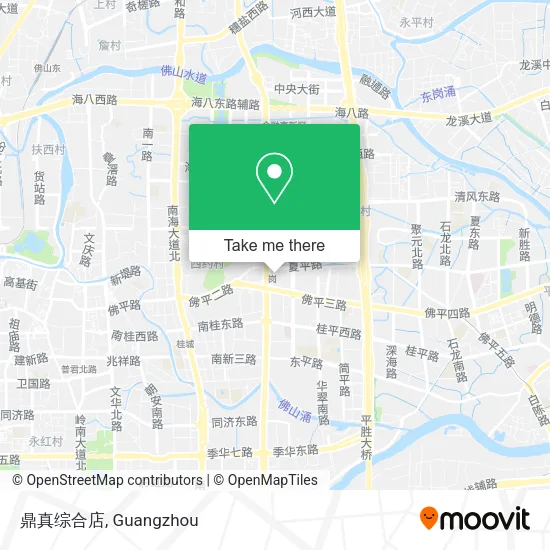 鼎真综合店 map