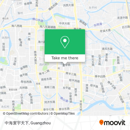 中海寰宇天下 map