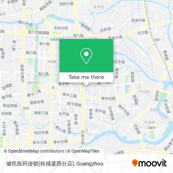 健民医药连锁(桂城厦西分店) map