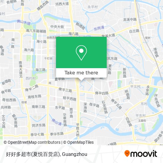 好好多超市(夏悦百货店) map