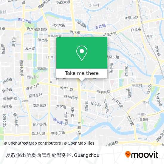 夏教派出所夏西管理处警务区 map