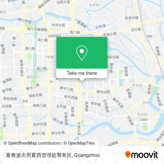 夏教派出所夏西管理处警务区 map