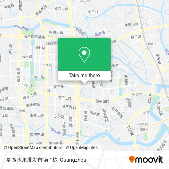 夏西水果批发市场-1栋 map
