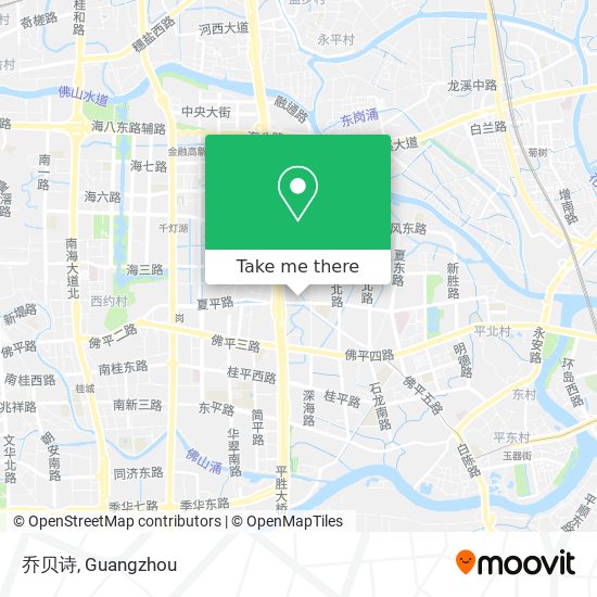 乔贝诗 map