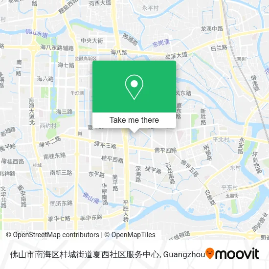佛山市南海区桂城街道夏西社区服务中心 map