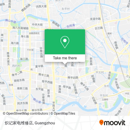炽记家电维修店 map