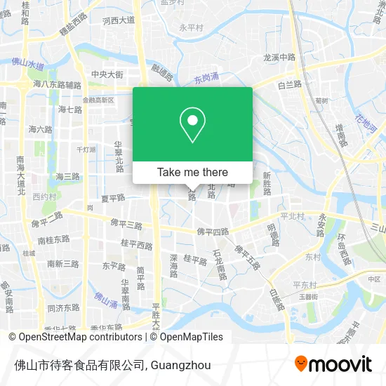 佛山市待客食品有限公司 map