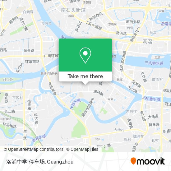 洛浦中学-停车场 map