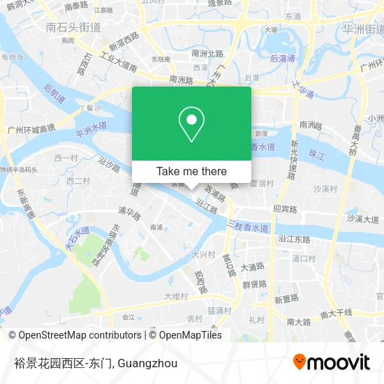 裕景花园西区-东门 map