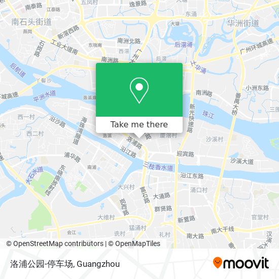 洛浦公园-停车场 map