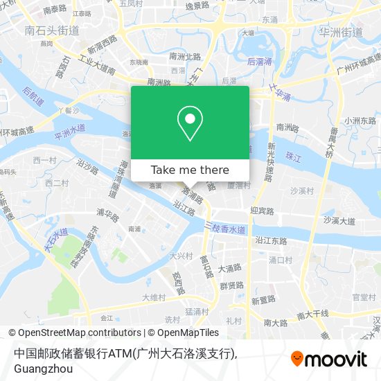中国邮政储蓄银行ATM(广州大石洛溪支行) map