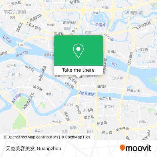 天懿美容美发 map