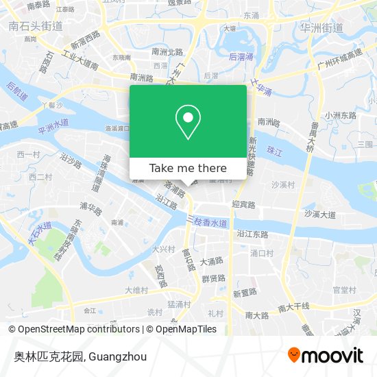 奥林匹克花园 map