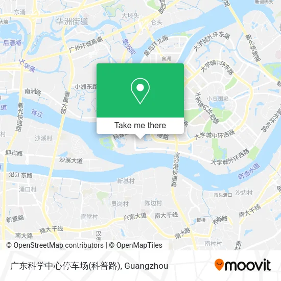 广东科学中心停车场(科普路) map