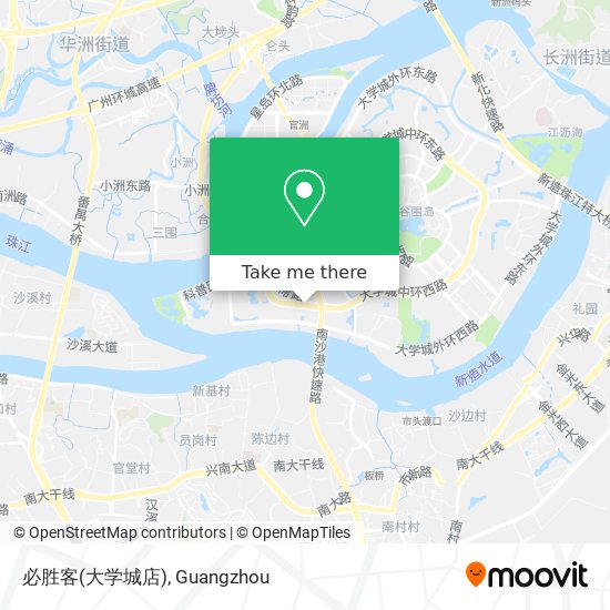 必胜客(大学城店) map