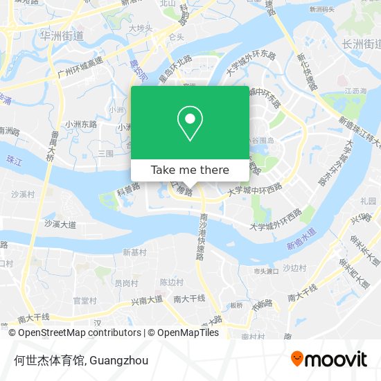 何世杰体育馆 map