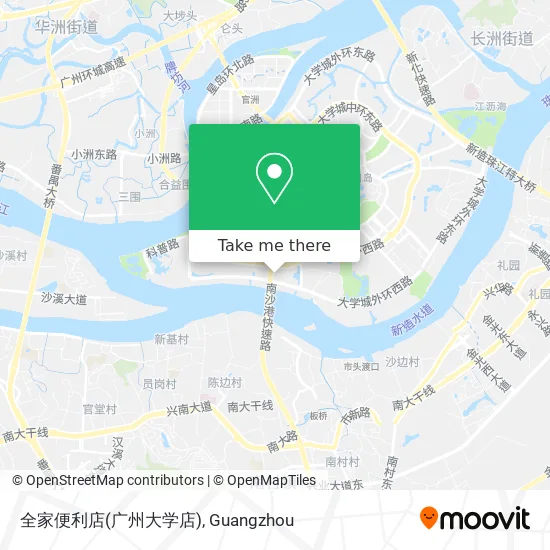 全家便利店(广州大学店) map