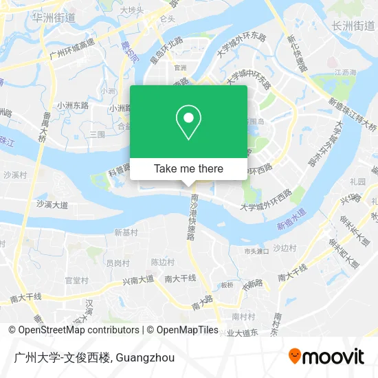 广州大学-文俊西楼 map