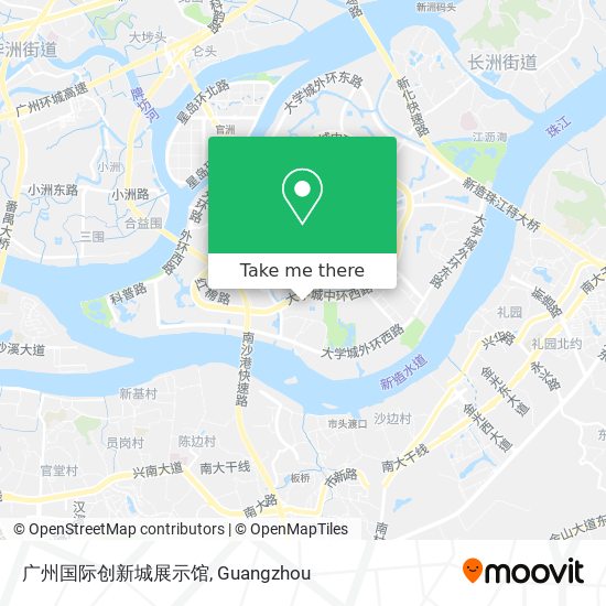 广州国际创新城展示馆 map
