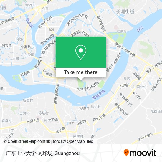 广东工业大学-网球场 map