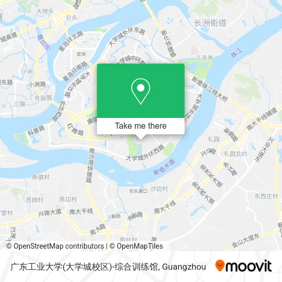 广东工业大学(大学城校区)-综合训练馆 map