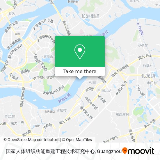 国家人体组织功能重建工程技术研究中心 map