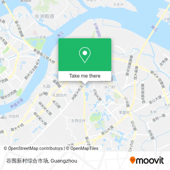 谷围新村综合市场 map