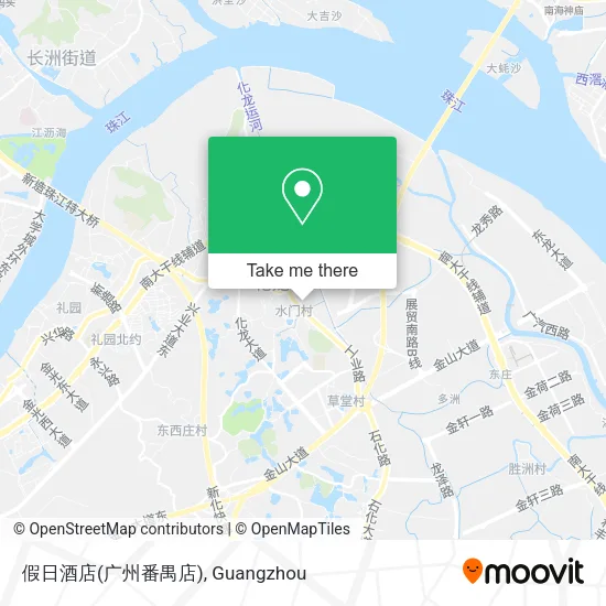 假日酒店(广州番禺店) map