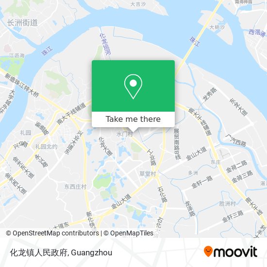化龙镇人民政府 map