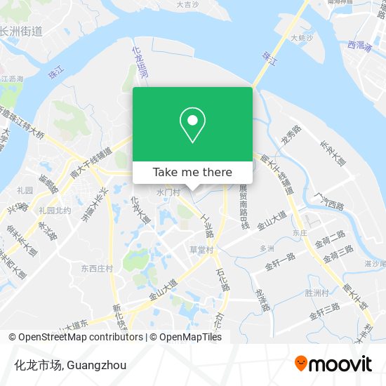 化龙市场 map