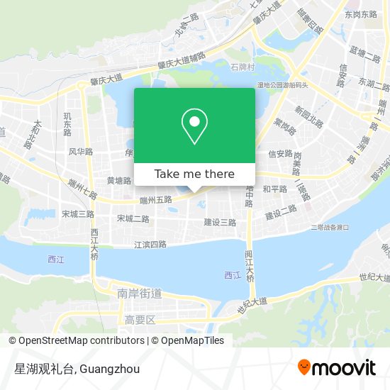 星湖观礼台 map