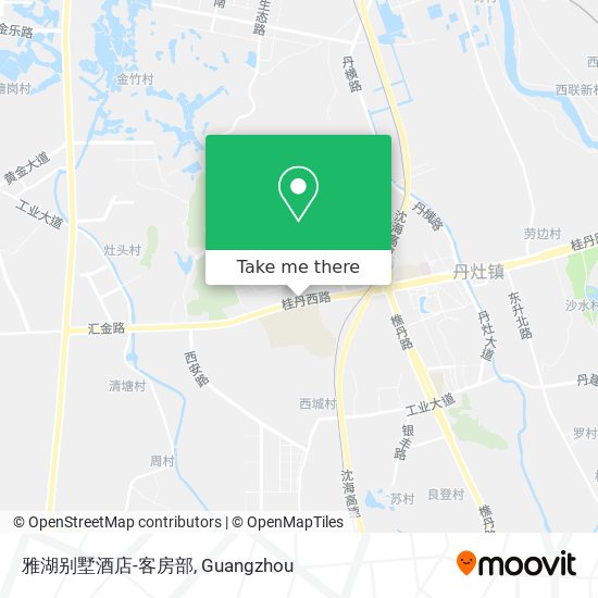 雅湖别墅酒店-客房部 map