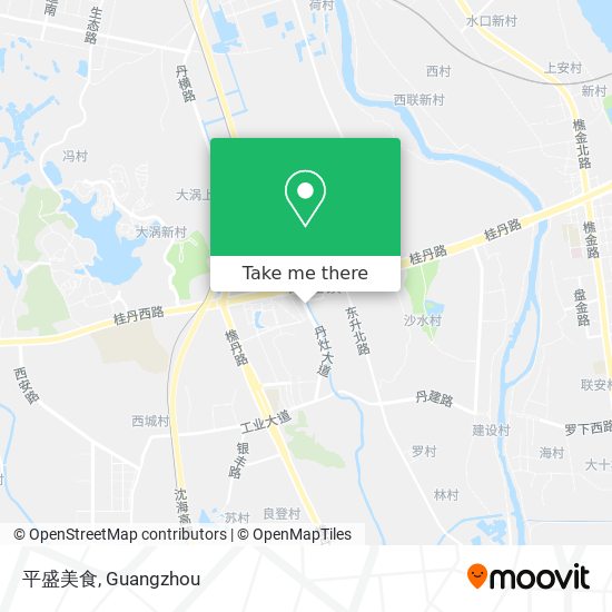 平盛美食 map