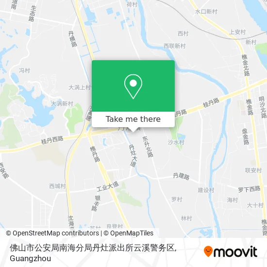 佛山市公安局南海分局丹灶派出所云溪警务区 map