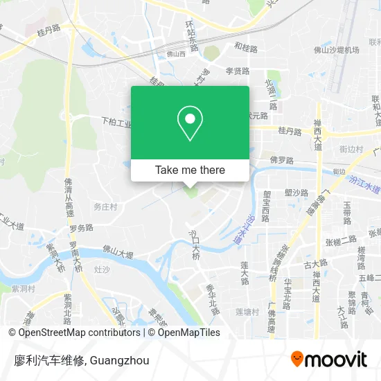 廖利汽车维修 map