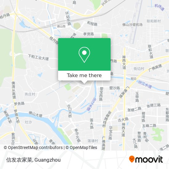 信发农家菜 map