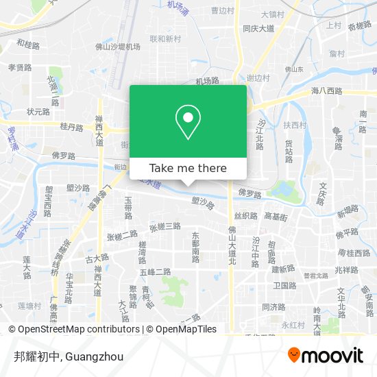邦耀初中 map