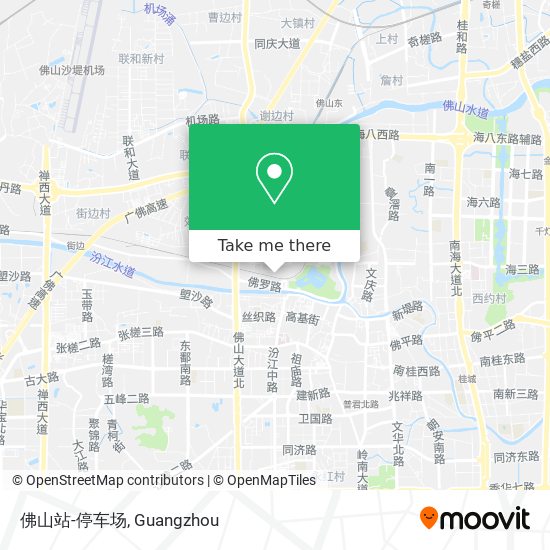 佛山站-停车场 map