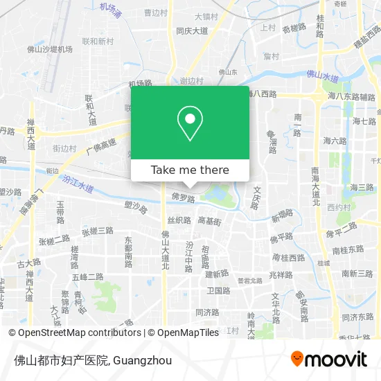 佛山都市妇产医院 map