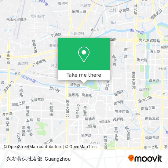 兴发劳保批发部 map