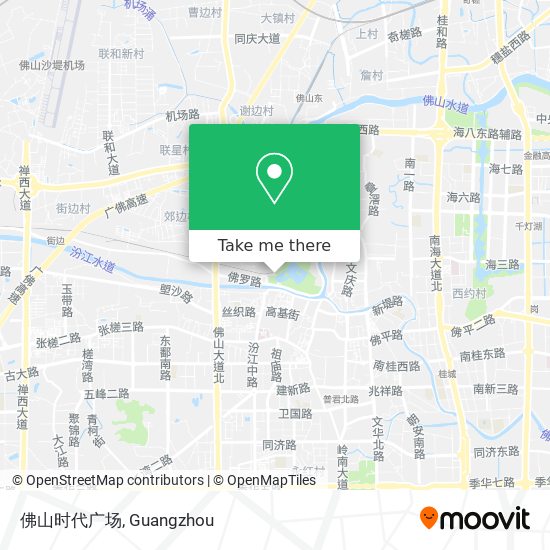 佛山时代广场 map
