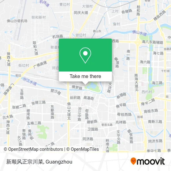 新顺风正宗川菜 map
