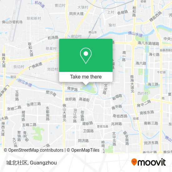 城北社区 map