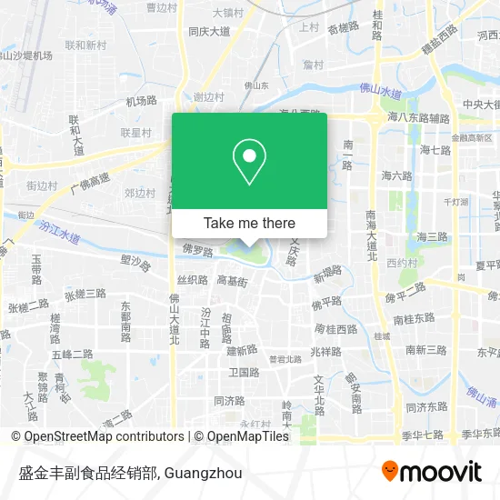 盛金丰副食品经销部 map