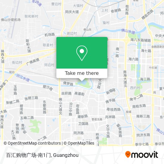 百汇购物广场-南1门 map