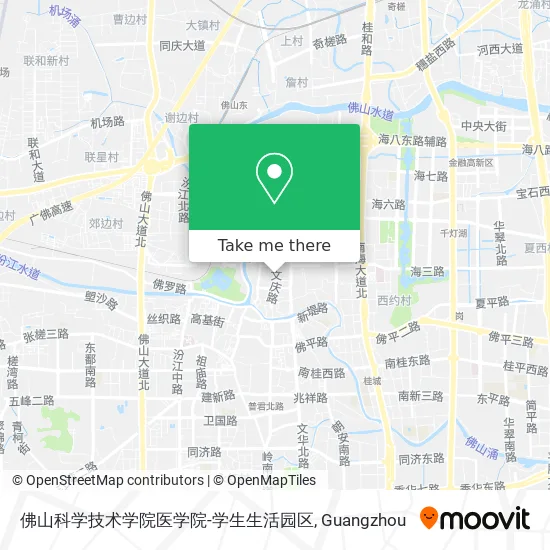 佛山科学技术学院医学院-学生生活园区 map