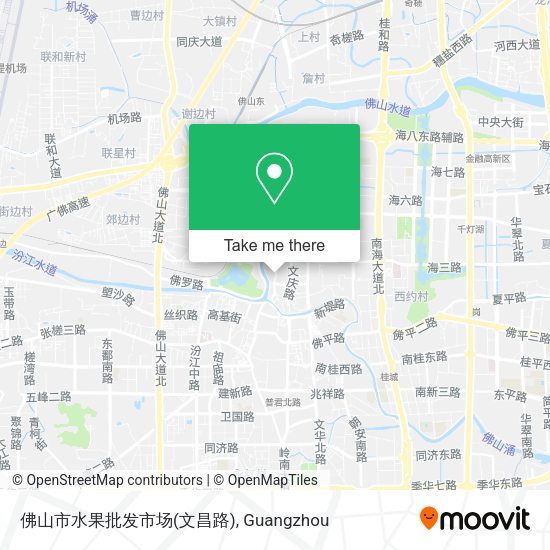 佛山市水果批发市场(文昌路) map