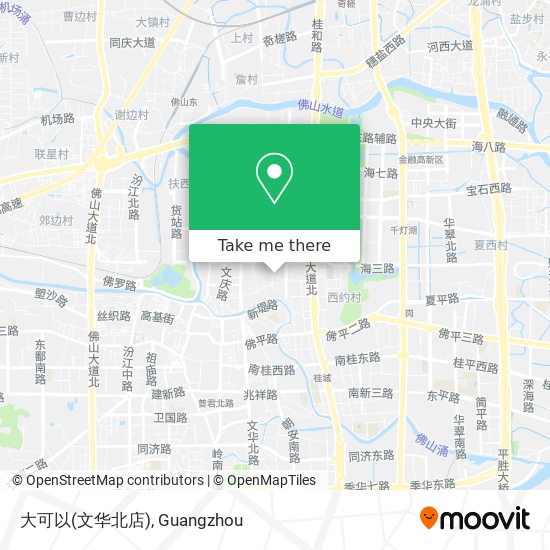 大可以(文华北店) map