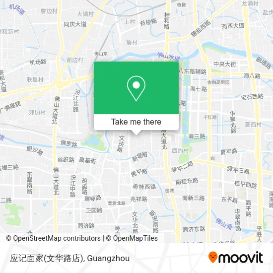 应记面家(文华路店) map