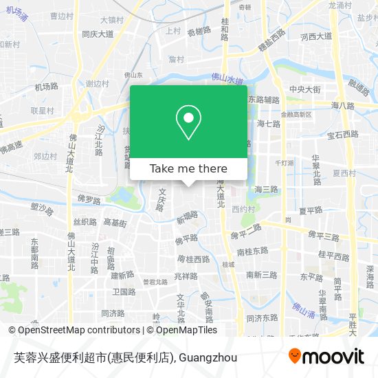 芙蓉兴盛便利超市(惠民便利店) map